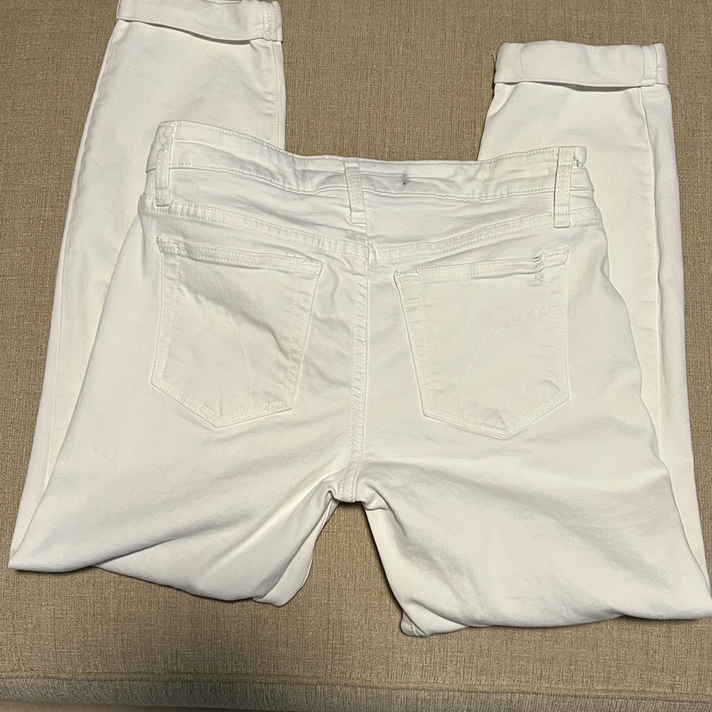 Joe’s jeans white Capri cropped jeans size 28